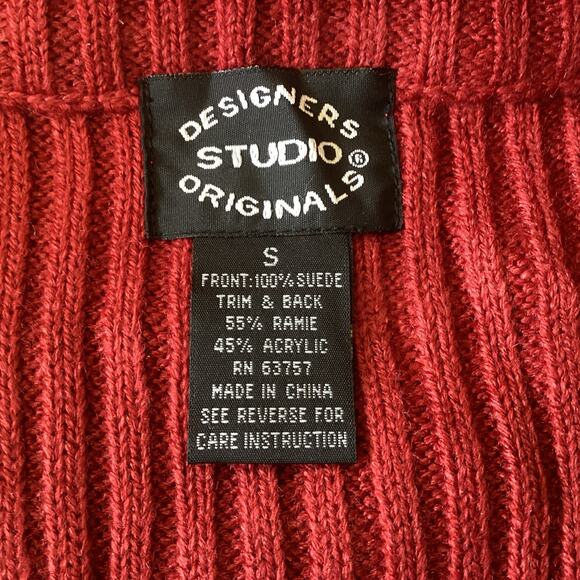 Suede Front Zip Vest - Picture 6 of 7